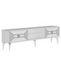 Hanah Home Soporte para TV Blanco y Plata